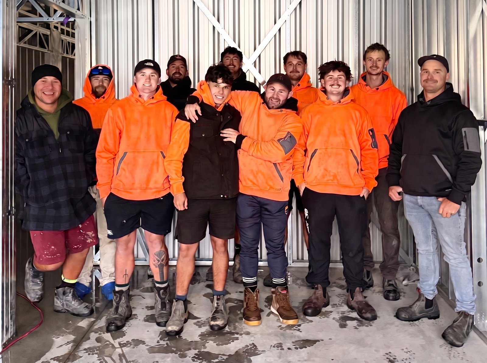 The 03 Sheds and Garages team on site in Canterbury